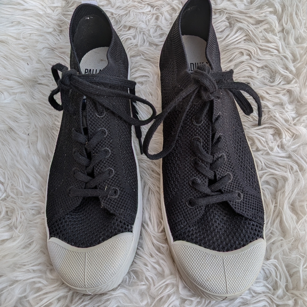 Women's Palladium Black Sneakers Size 8.5M